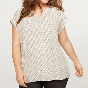 Lane Bryant Dolman-Sleeve Crepe Top
